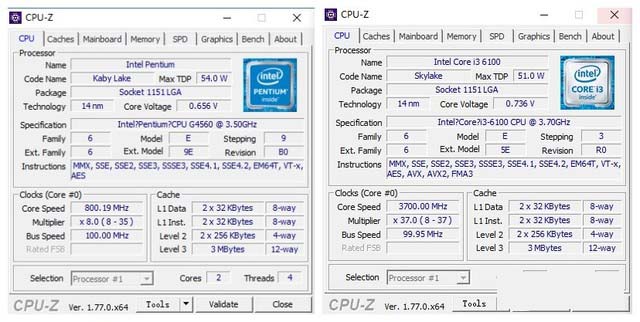 G4560和i3 6100哪個更值得入手?奔騰G4560與i3-6100實例對比評測圖解