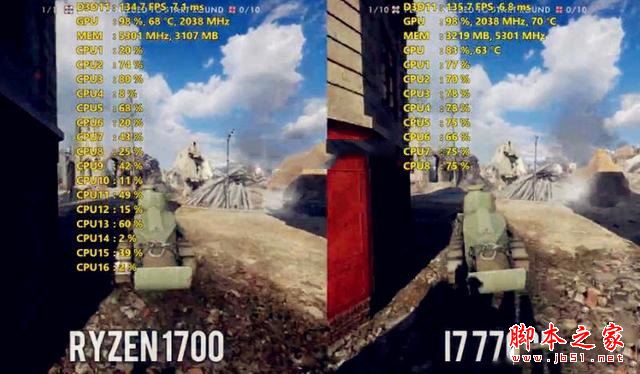 i7-700K和Ryzen7 1700哪個好?i7-700K和Ryzen7 1700性能/價格詳細區別對比評測