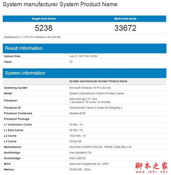 Intel 16核心i9-7960X性能首曝:怎么這樣?