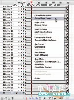 Flash cs3實例教程:簡單實現傳統數字動畫,PS教程,思緣教程網