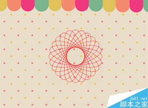 如何使用flash制作一個(gè)美麗的圖案?flash制圖