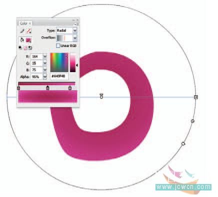 Flash cs3教程:仿真藝術(shù)設(shè)計1.13――漸變填充實(shí)現(xiàn)寫實(shí)效果的技巧_中國教程網(wǎng)