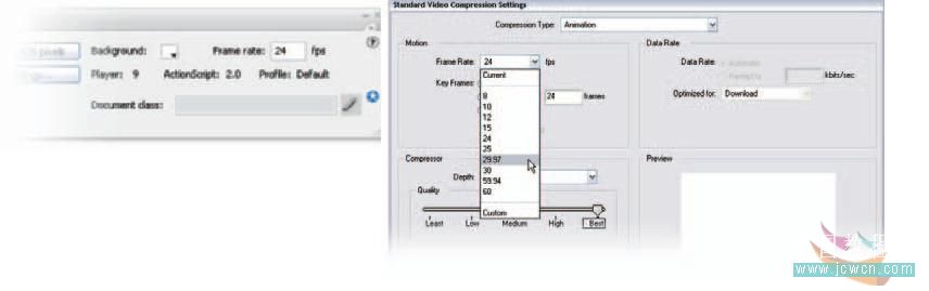 點擊小圖看大圖 Flash CS3教程:將工程轉換到視頻格式_VeVB.COm