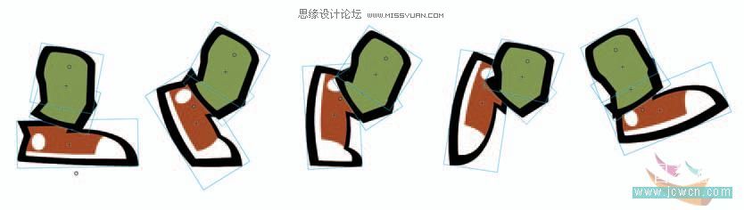 點擊小圖看大圖 Flash cs3教程:人物行走動畫制作技巧,PS教程,思緣教程網