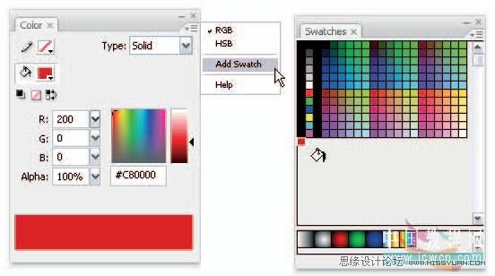 Flash cs3仿真藝術設計:顏色的安全使用,PS教程,思緣教程網