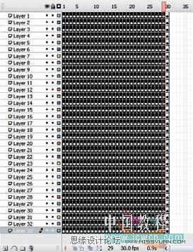 Flash cs3實例教程:簡單實現傳統數字動畫,PS教程,思緣教程網