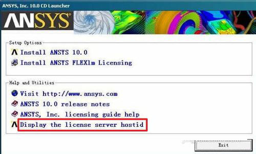 ansys10.0安裝方法