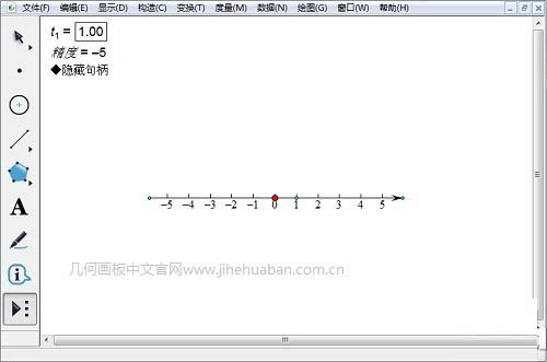怎樣在幾何畫板中畫數(shù)軸？ 幾何畫板畫數(shù)軸方法