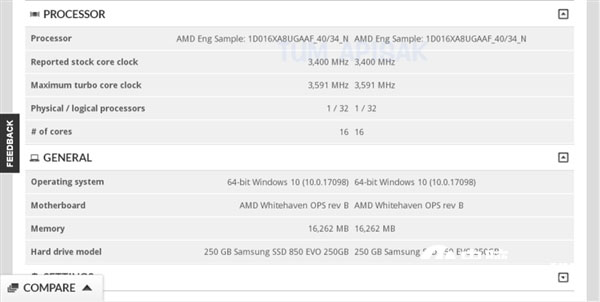 16核心碾壓!AMD線程撕裂者二代旗艦2950X首曝