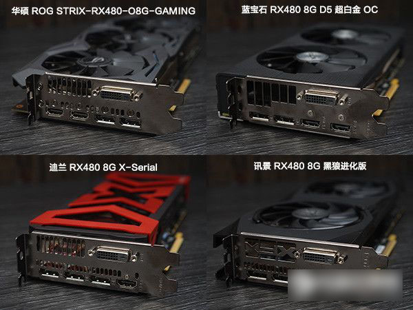 RX480顯卡哪款好?市售4款熱門RX480顯卡對比
