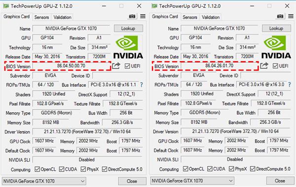 小編上陣排雷！GTX 1070美光顯存門刷BIOS修復(fù)教程