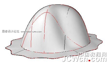 AutoCAD 2011教程:用曲面命令制作帽子,PS教程,思緣教程網