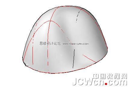 AutoCAD 2011教程:用曲面命令制作帽子,PS教程,思緣教程網