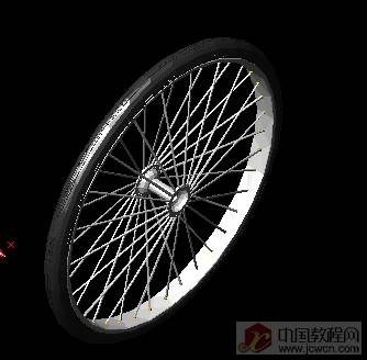 三維單車車輪--教程(原創) 武林網 CAD教程