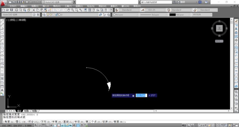 autocad怎么畫(huà)彎曲箭頭?autocad彎曲箭頭繪制教程
