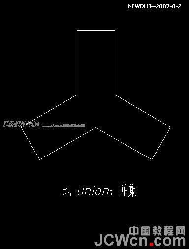 AutoCAD三維建模教程:三通管的制作過程,PS教程,思緣教程網(wǎng)