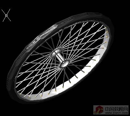 三維單車車輪--教程(原創) 武林網 CAD教程