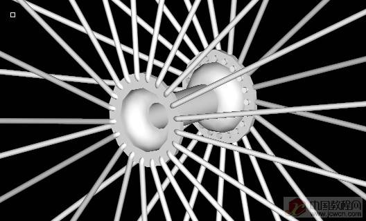 三維單車車輪--教程(原創) 武林網 CAD教程