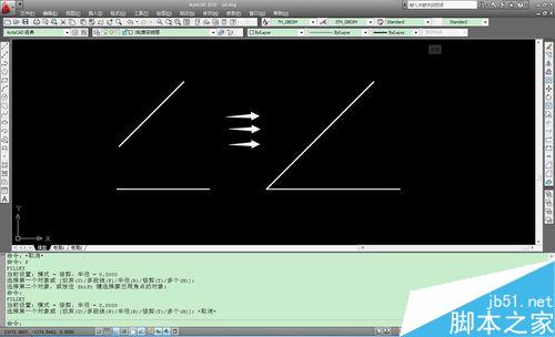 AUTOCAD中“圓角”的應用