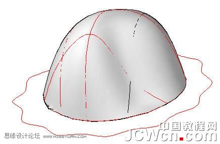 AutoCAD 2011教程:用曲面命令制作帽子,PS教程,思緣教程網