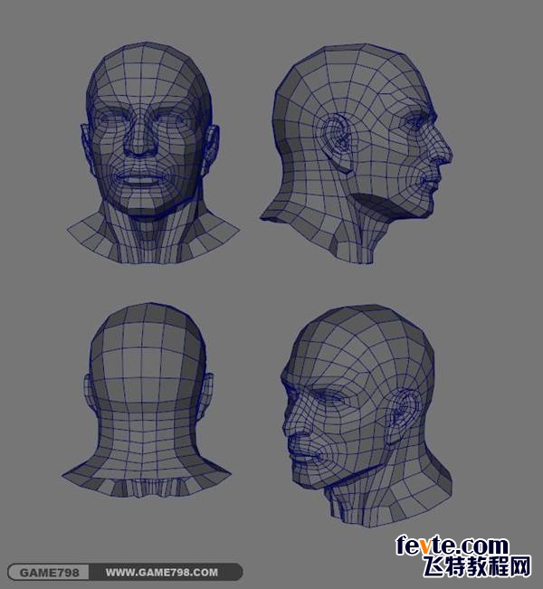 3dsmax and maya人頭布線教程 武林網 3DSMAX教程