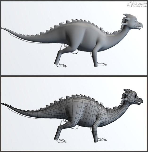 3DSMAX制作可愛卡通小龍角色 武林網 3DSMAX角色教程