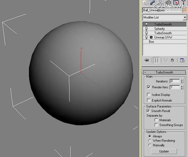 3DSMAX制作足球貼圖 武林網(wǎng) 3DSMAX材質(zhì)貼圖教程