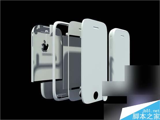 3ds max制作蘋果iphone手機 武林網 3dsmax教程