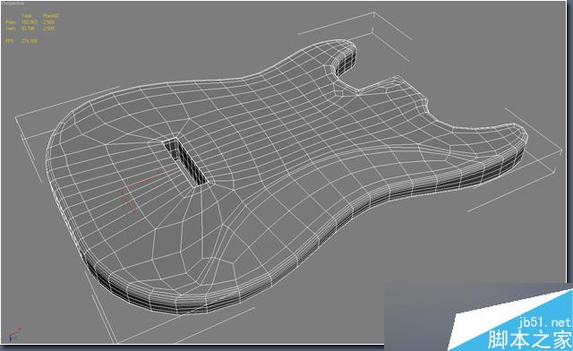 3DSMAX打造超逼真吉他 武林網 3DSMAX教程