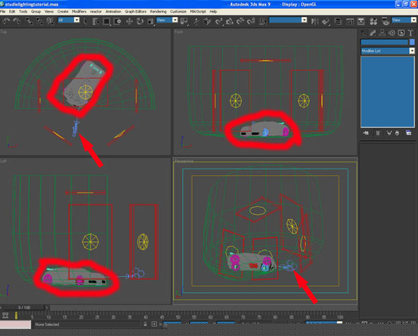 3dMax車輛渲染打光教程 武林網 3DSMAX渲染教程