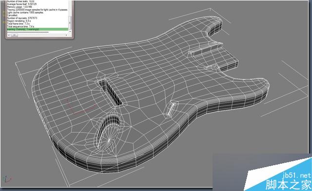 3DSMAX打造超逼真吉他 武林網 3DSMAX教程