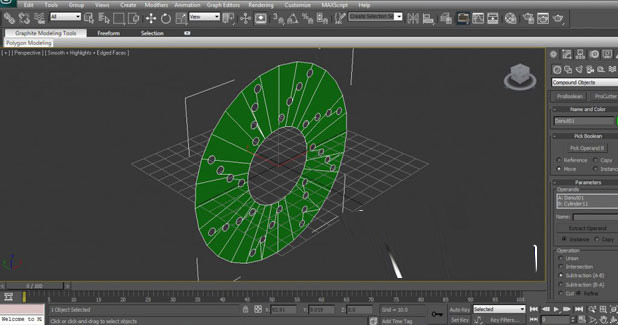 3DSMAX汽車剎車盤建模教程 武林網(wǎng) 3DSMAX建模教程