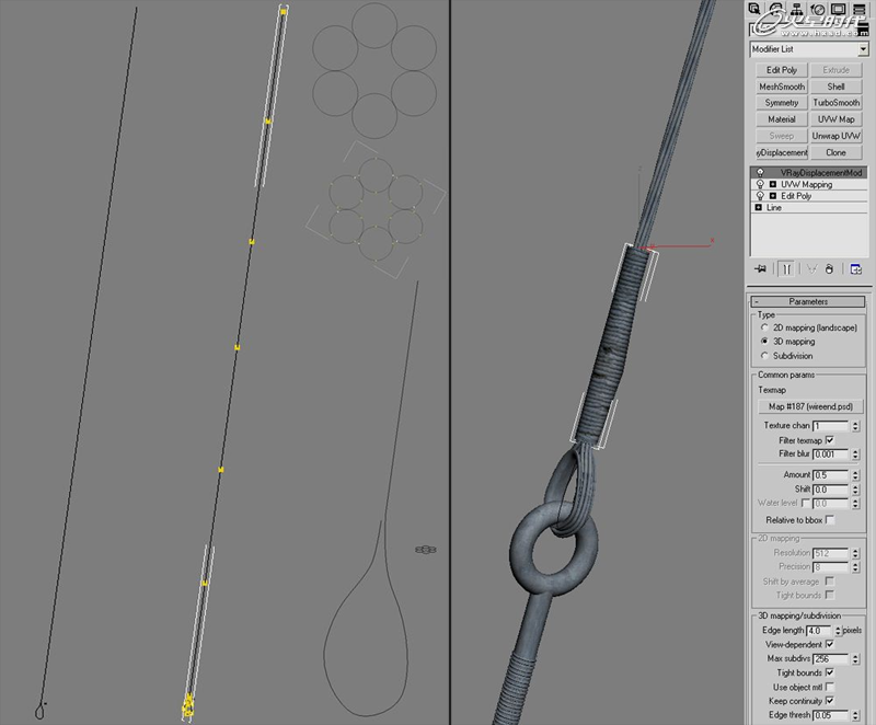 3DSMAX制作照片級廢墟 武林網(wǎng) 3DSMAX材質(zhì)貼圖教程