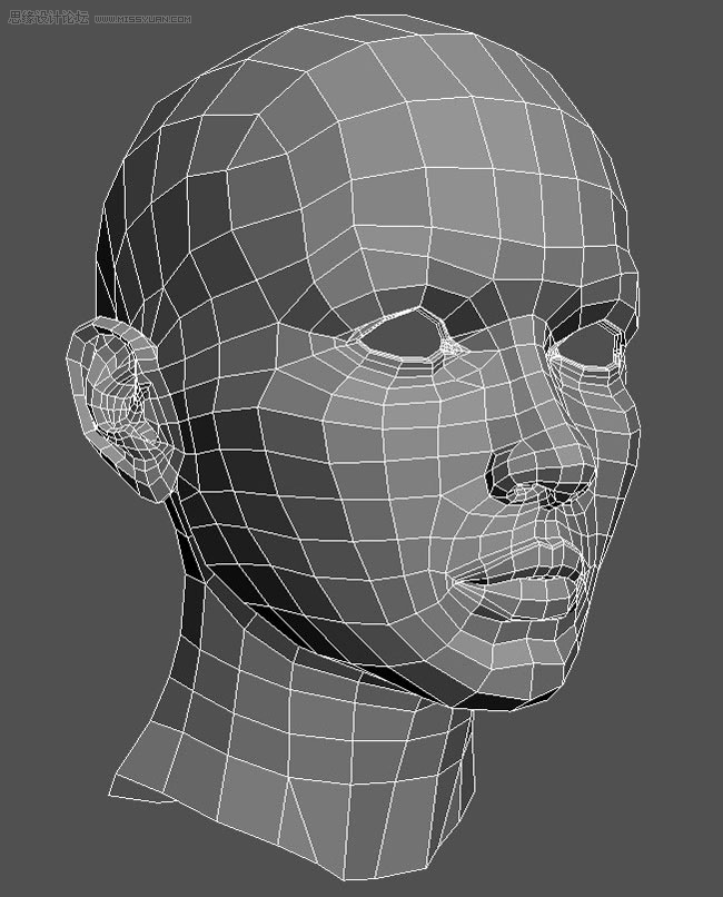 3D MAX建模教程:女性角色模型解析