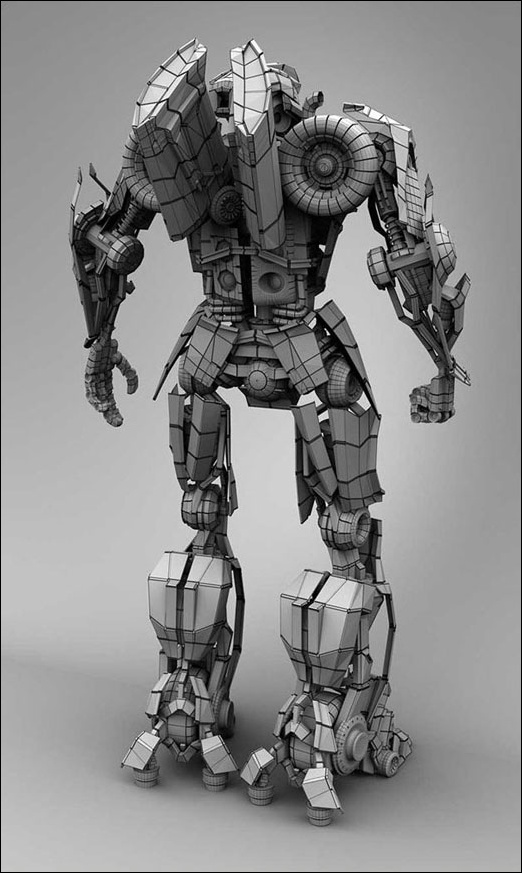 3DMax打造變形金剛教程 武林網 3DSMAX角色教程