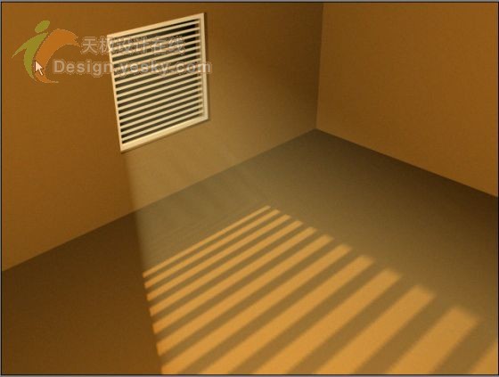 3DsMAX實(shí)例：窗格透光效果模擬