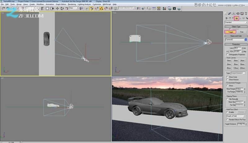 3DMAX制作炫酷的紅色跑車教程,PS教程,思緣教程網(wǎng)