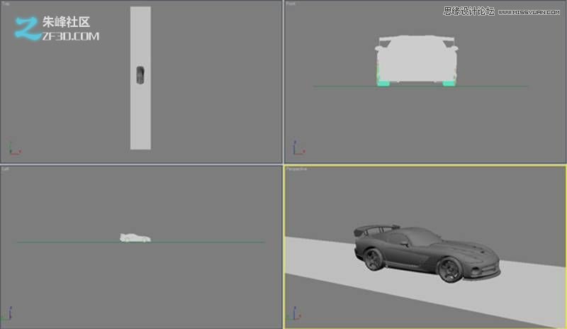 3DMAX制作炫酷的紅色跑車教程,PS教程,思緣教程網(wǎng)