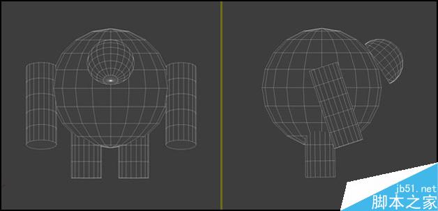 3DSMAX制作機器人 武林網(wǎng) 3DSMAX建模教程