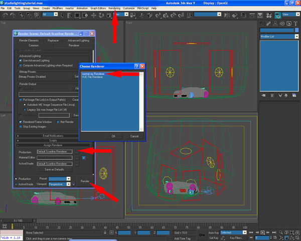 3dMax車輛渲染打光教程 武林網 3DSMAX渲染教程