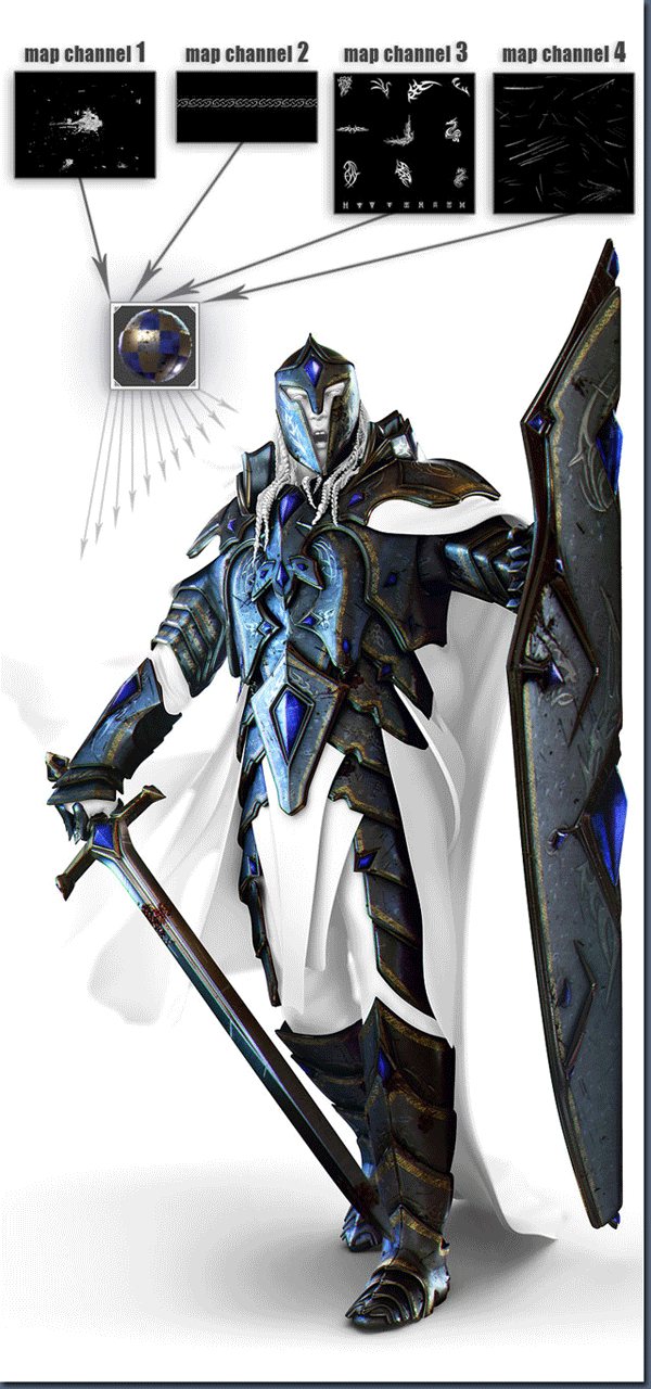 3DSMAX多通道貼圖打造外星騎士 武林網(wǎng) 3DSMAX教程
