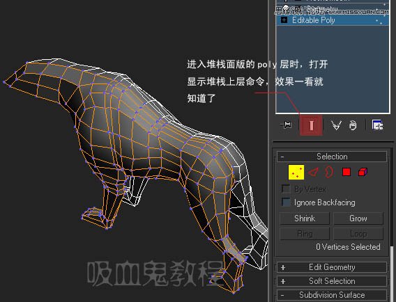 3ds MAX實例教程:多邊形建模小狗,破洛洛