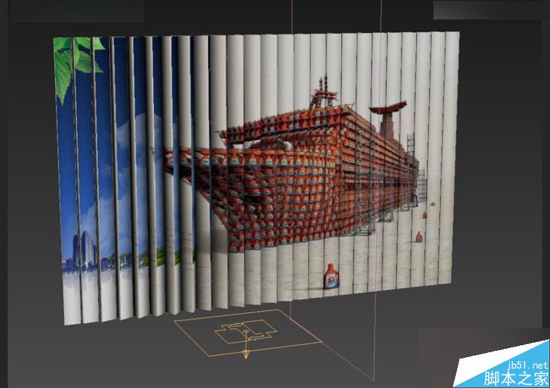 3DMAX制作戶外風(fēng)格翻頁廣告牌效果,PS教程,思緣教程網(wǎng)
