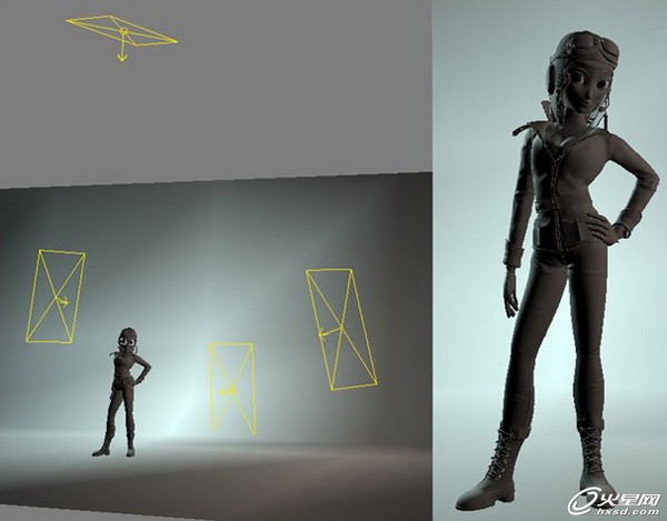 3DSMAX制作卡通女飛行員角色 武林網(wǎng) 3DSMAX角色教程