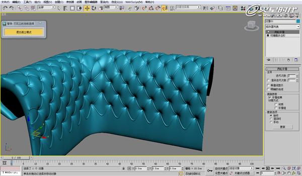 3DSMAX歐式沙發(fā)建模教程 武林網(wǎng) 3DSMAX建模教程