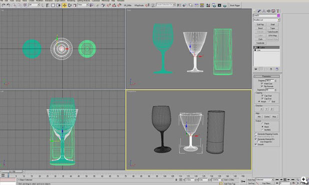 3DSMAX打造逼真玻璃杯 武林網 3DSMAX渲染教程