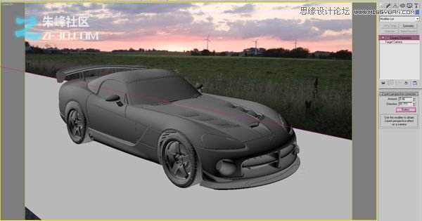 3DMAX制作炫酷的紅色跑車教程,PS教程,思緣教程網(wǎng)
