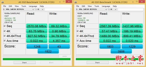 超3GB/S的讀取速度:三星SM961 256GB M.2 SSD全球首測