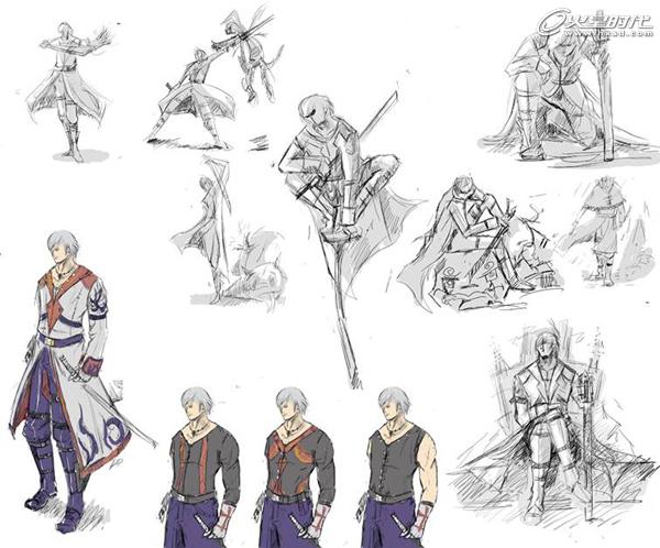 解析《鬼泣紅顏》次世代角色制作 武林網 3DSMAX建模教程