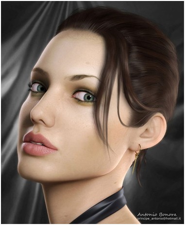 3DSMax制作Angioletta Giolli